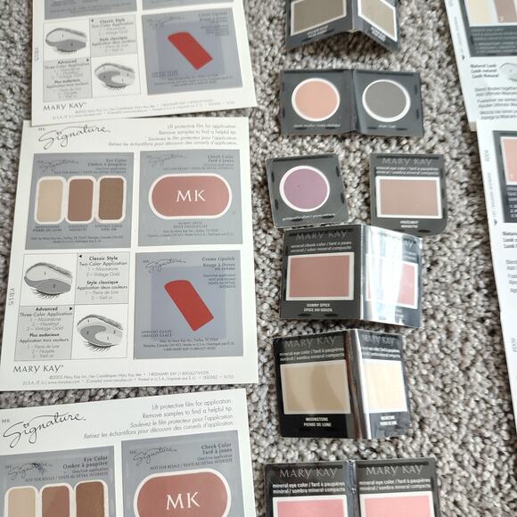 Mary Kay 60+ Samples Eye, Lip, Cheek Color Lot Assorted Variety Consultant 05,07 - Picture 3 of 11